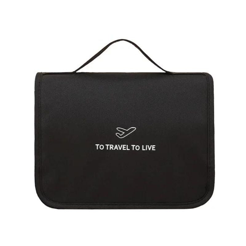 trousse de toilette voyage avion - Noir 
