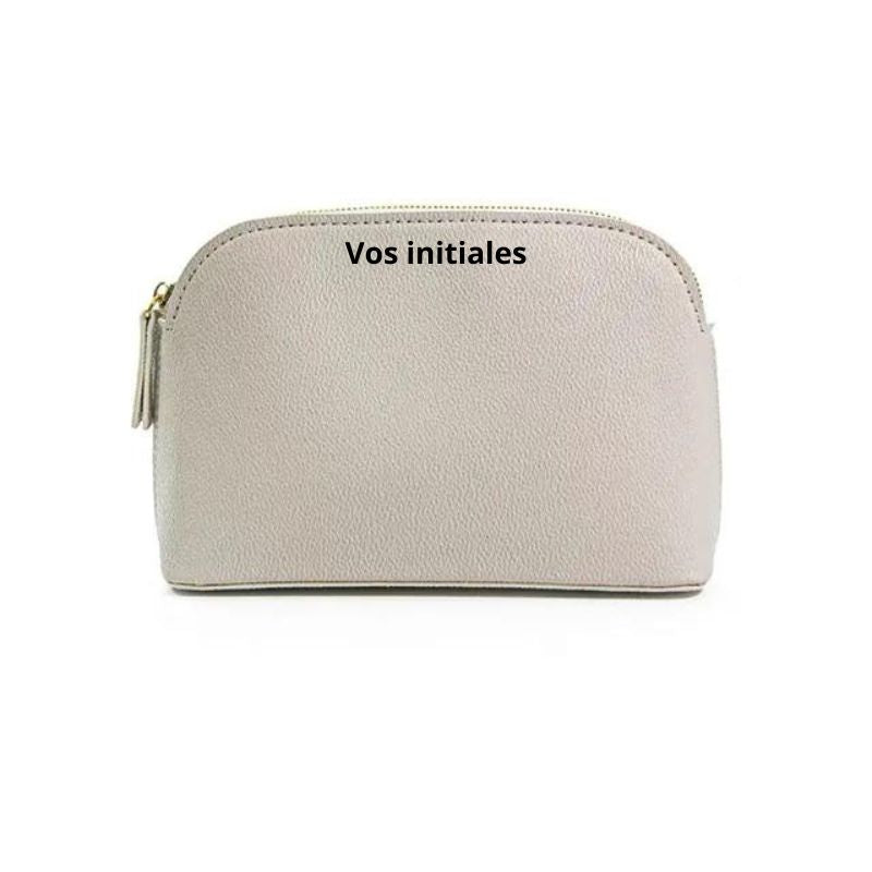 trousse maquillage personnalisée - Beige - Modèle 1 