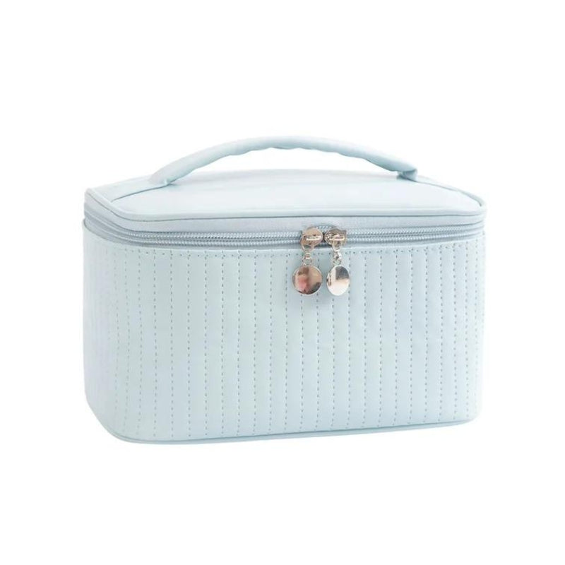 vanity et trousse a maquillage - Bleu