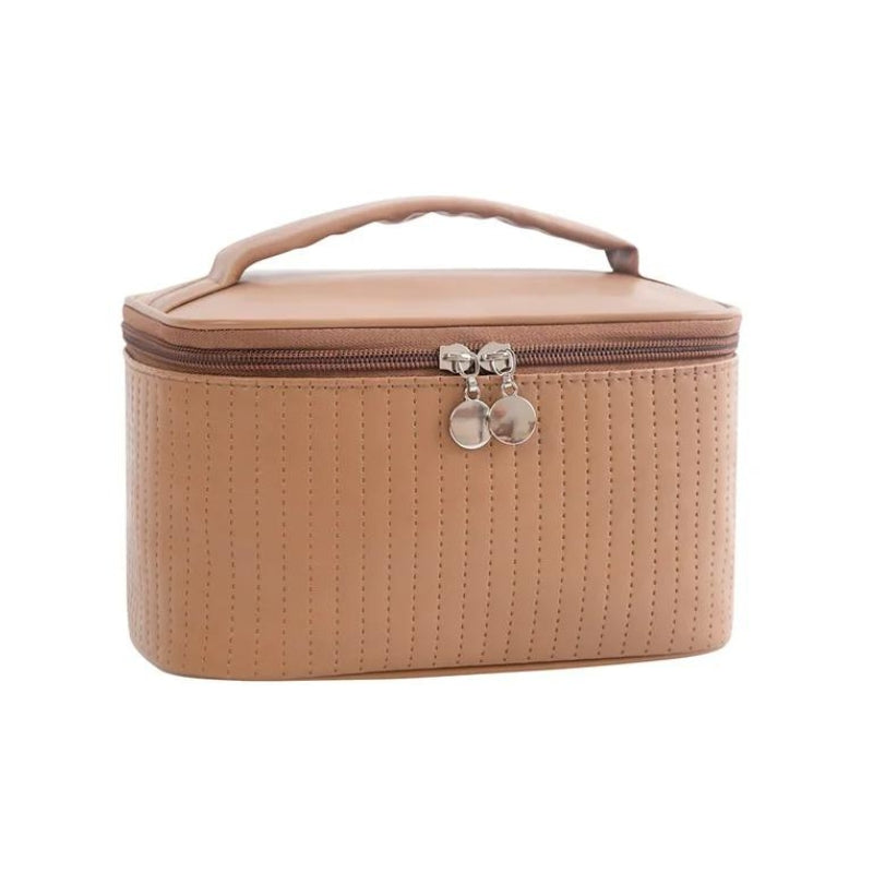 trousse de toilette vanity souple - Marron